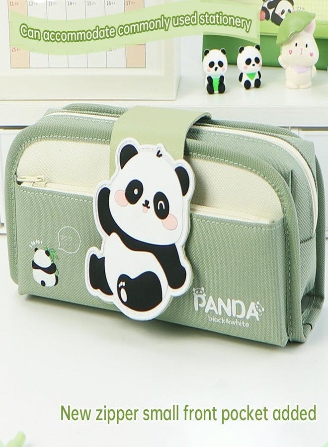 GETNAKSH Large Capacity Detachable Cartoon Pencil Case Detachable Cute Aesthetic Pencil Case for Girls Multifunctional Stationery Organizer for School Office (G P Pouch) - Image 4